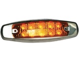 GUIA AMARILLA EMPERNABLE DE 10 LEDS DE 12V