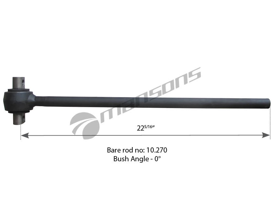 BRAZO SOLDABLE MACHO DE 22-1/2" DE LARGO