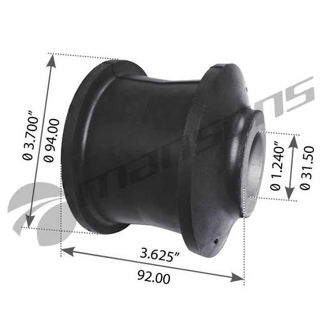 BOCIN PIVOTE DE LA PUNTA DE LOS LAGARTOS DEL MACK GRANITE, SUSPENSION HENDRICKSON