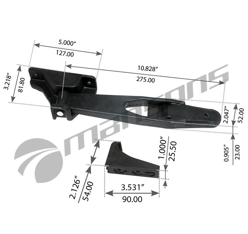 SEGURO DE CAPOT LH DE FREIGHTLINER