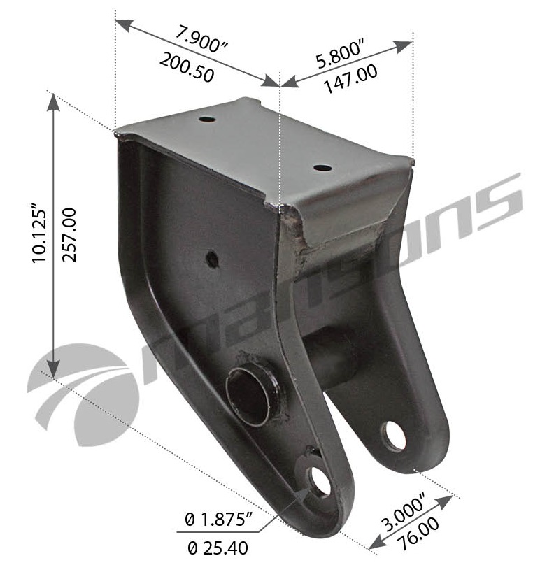 MANO DELANTERA DE SUSPENSION HUTCHENS