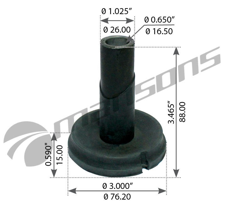 BOCIN DE REBOTE DE CABINA DE KENWORTH T600, T800, W900