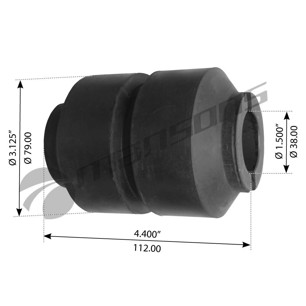 BOCIN DE BALANCIN REYCO MS-720025, 38MM INT X 79MM EXT X 112MM LARGO