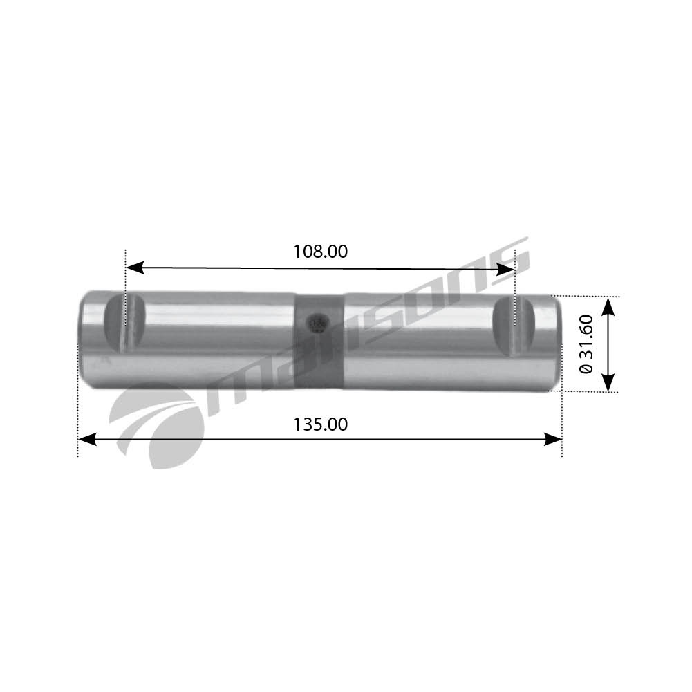 PIN DE PAQUETE POSTERIOR DE HINO