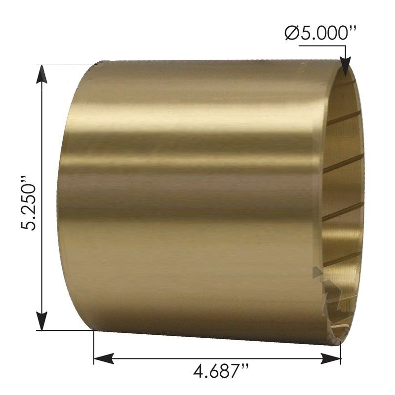 BOCIN CORTO DE BRONCE DE TRUNNION DE MACK DE 65.000 LBS