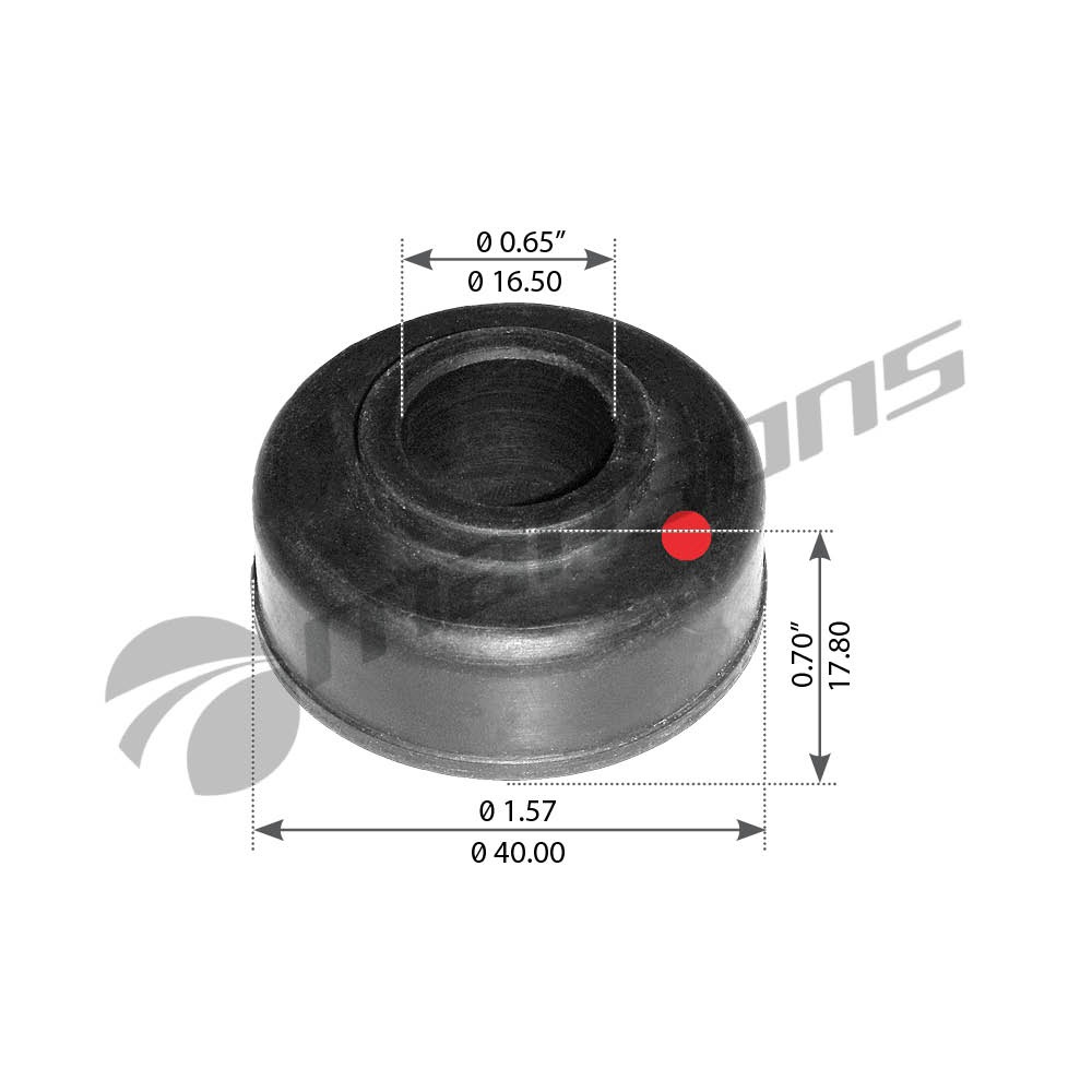 BASE DE RADIADOR DE INTERNATIONAL DT-466, 9800