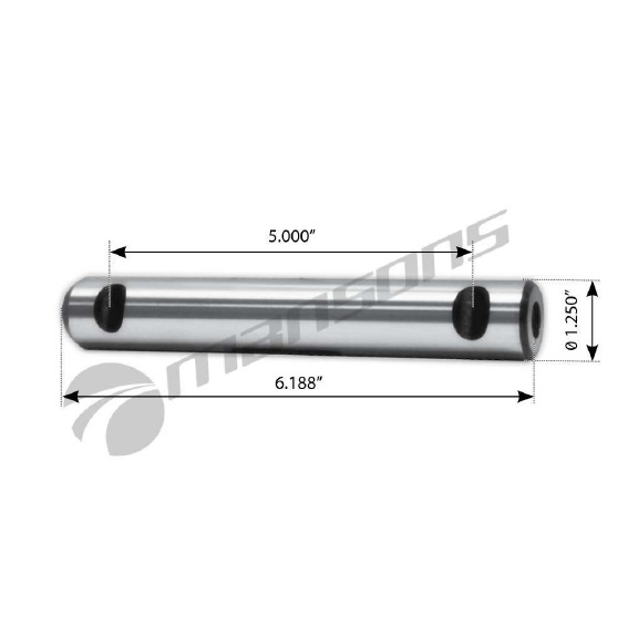 PIN LISO DE 5" DE CUÑA A CUÑA X 1-1/4"