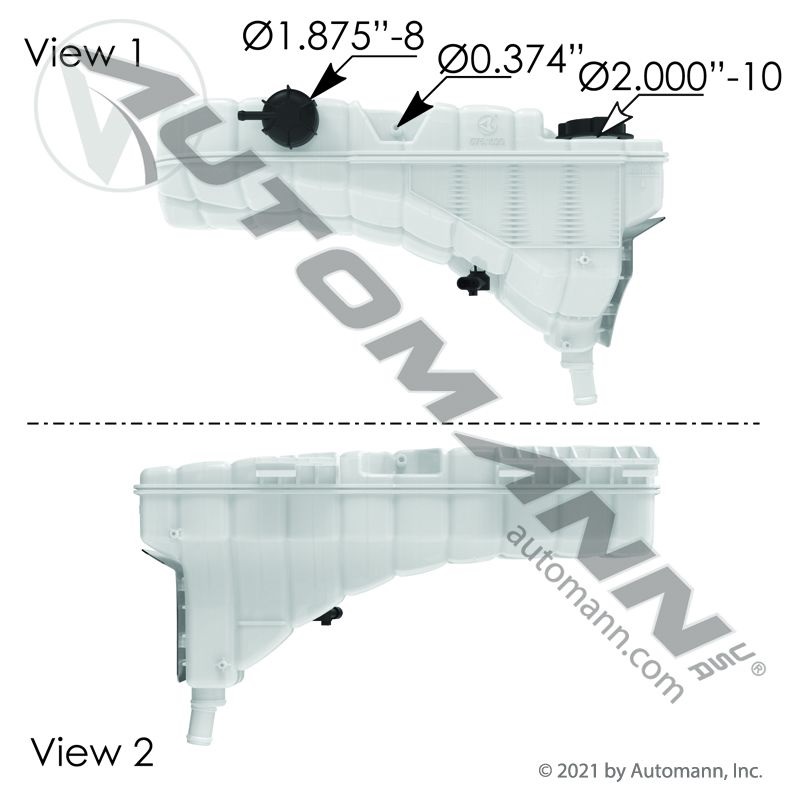 RESERVORIO DE AGUA DE KENWORTH T-800