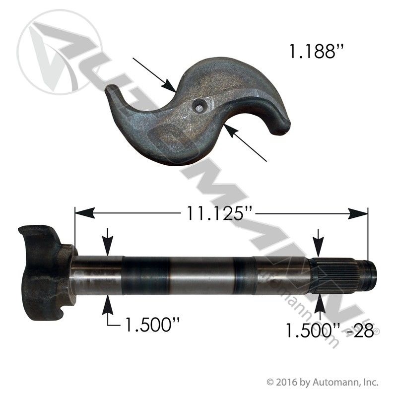 MARTILLO IZQUIERDO DE MACK DE 28D X 1-1/2" X 11-1/4"