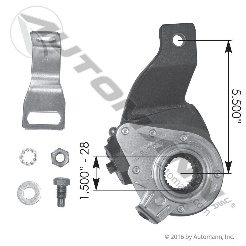 RACHE AUTOMATICO RH TIPO HALDEX DE 28D, BRAZO CURVO