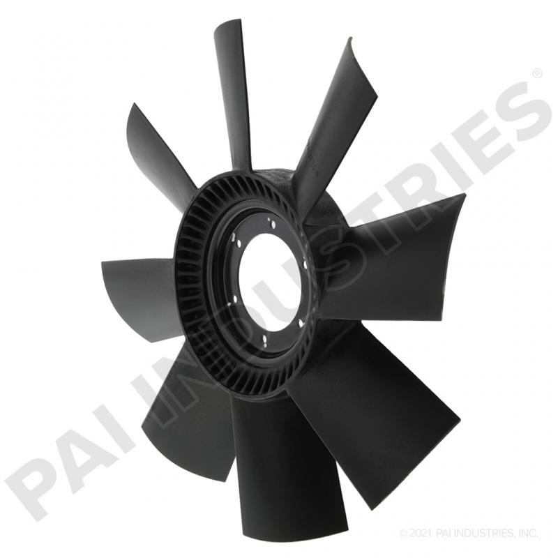 VENTILADOR DE NYLON DE 8 ASPAS X 5" DIA INT X 26" DIA 