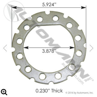 ARANDELA DE SEGURIDAD DE TRUNNION