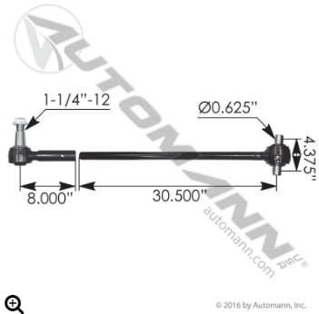 KIT DE VARILLA DE TORSIÓN SELLADA AUT.  2 PIEZAS