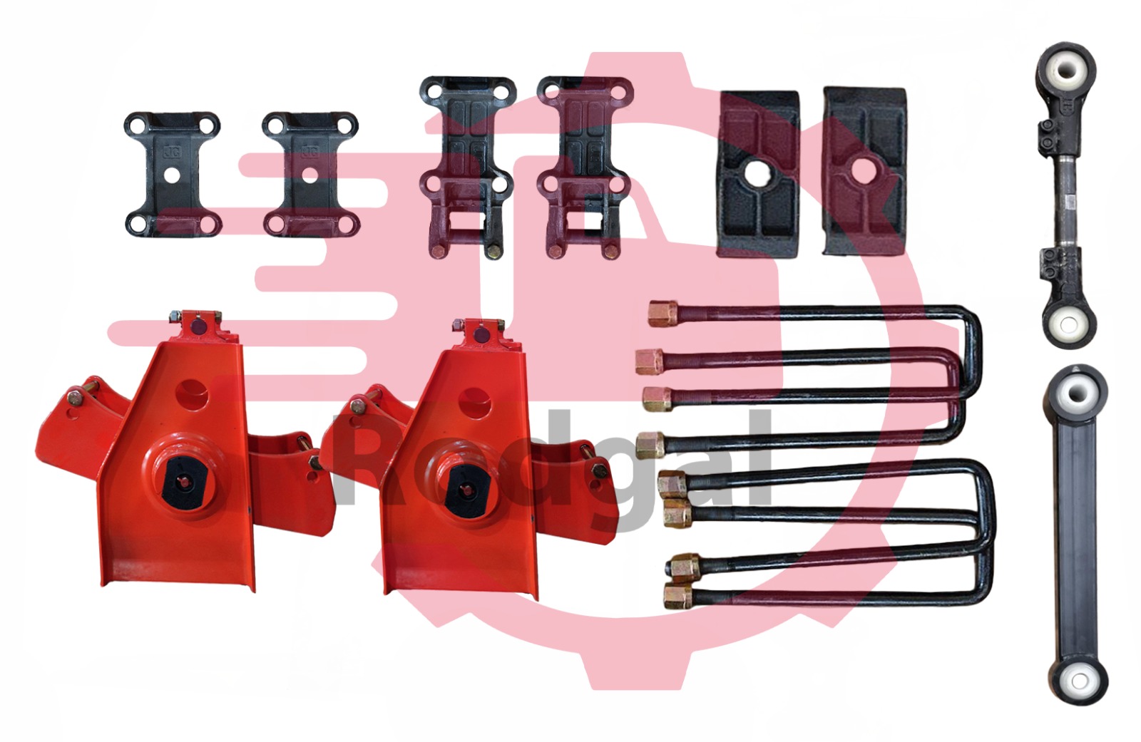 KIT DE CONVERSIÓN DE 2 A 3 EJES SUSPENSIÓN FUWA 3.5 PARA EJES CUADRADOS DE 5, SIN PAQUETES
